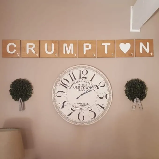 3D Scrabble Wall Tiles