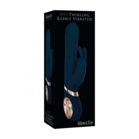 Adam & Eve Eve's Twirling Rabbit Vibrator - Blue