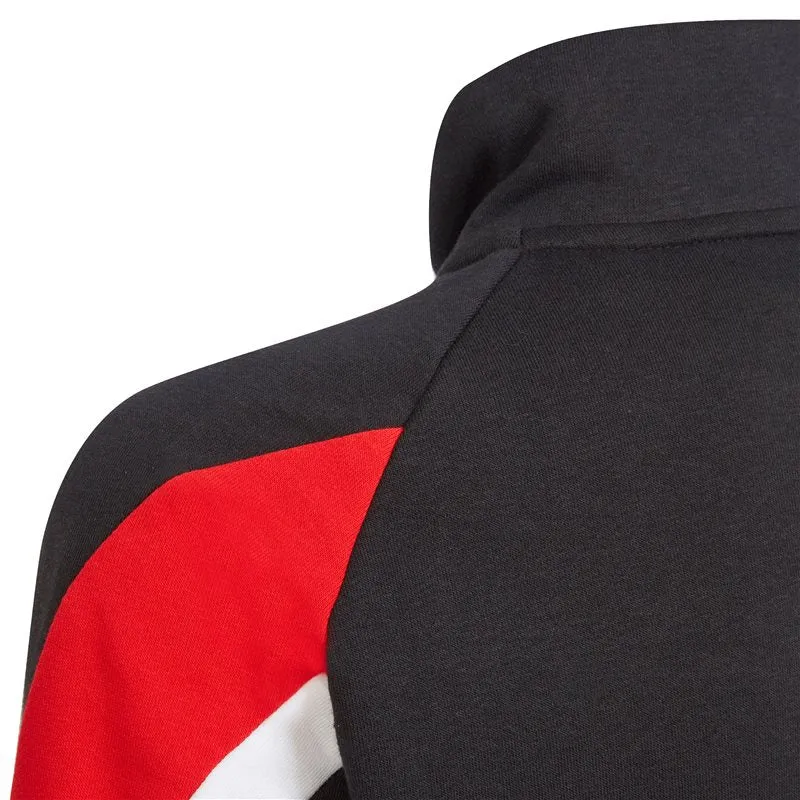 adidas BOS Cotton Tracksuit - Boys - Black/Vivid Red/White