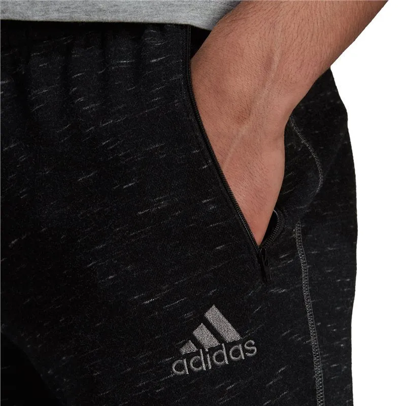 adidas Melange Sweat Pants - Mens - Black Melange