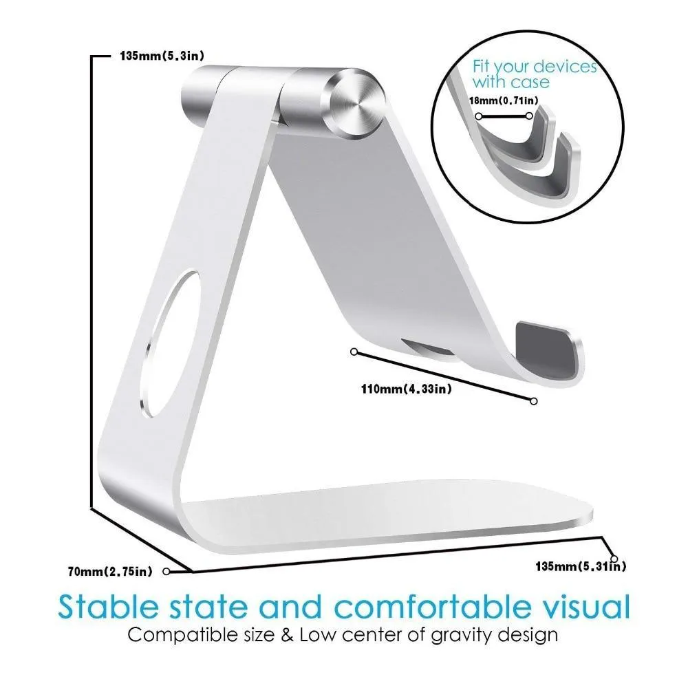 Adjustable Aluminum iPad Stand