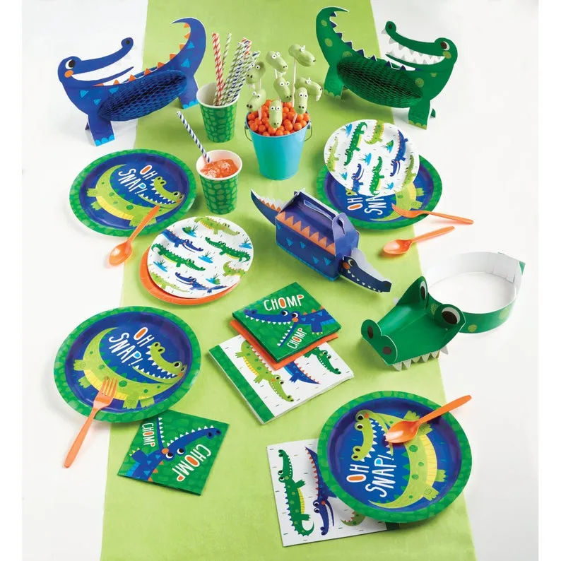 Alligator Party Centerpieces