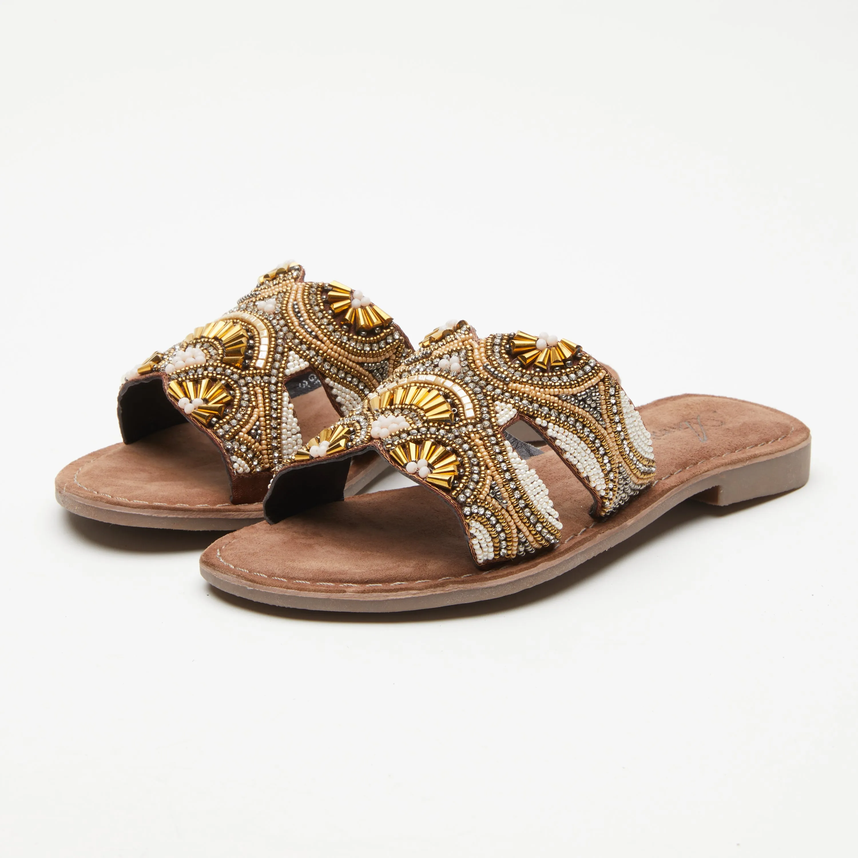 AZURA GEORGYS SLIDE SANDALS