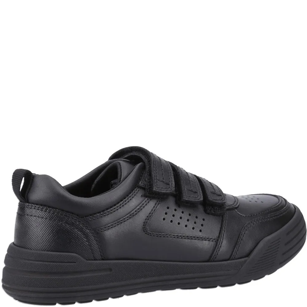 Black Scott Junior School Shoes