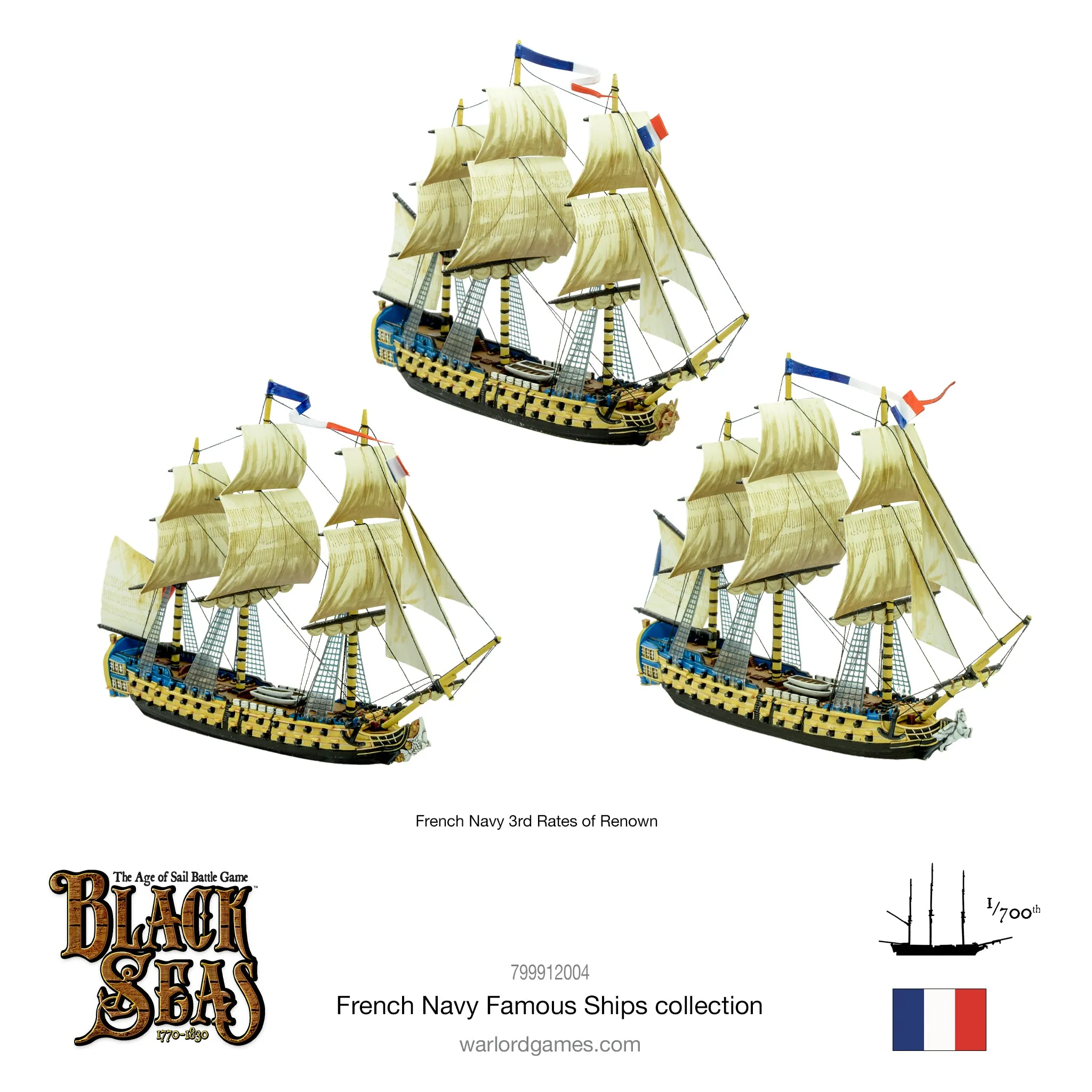 Black Seas: French Navy Famous Ships Bundle