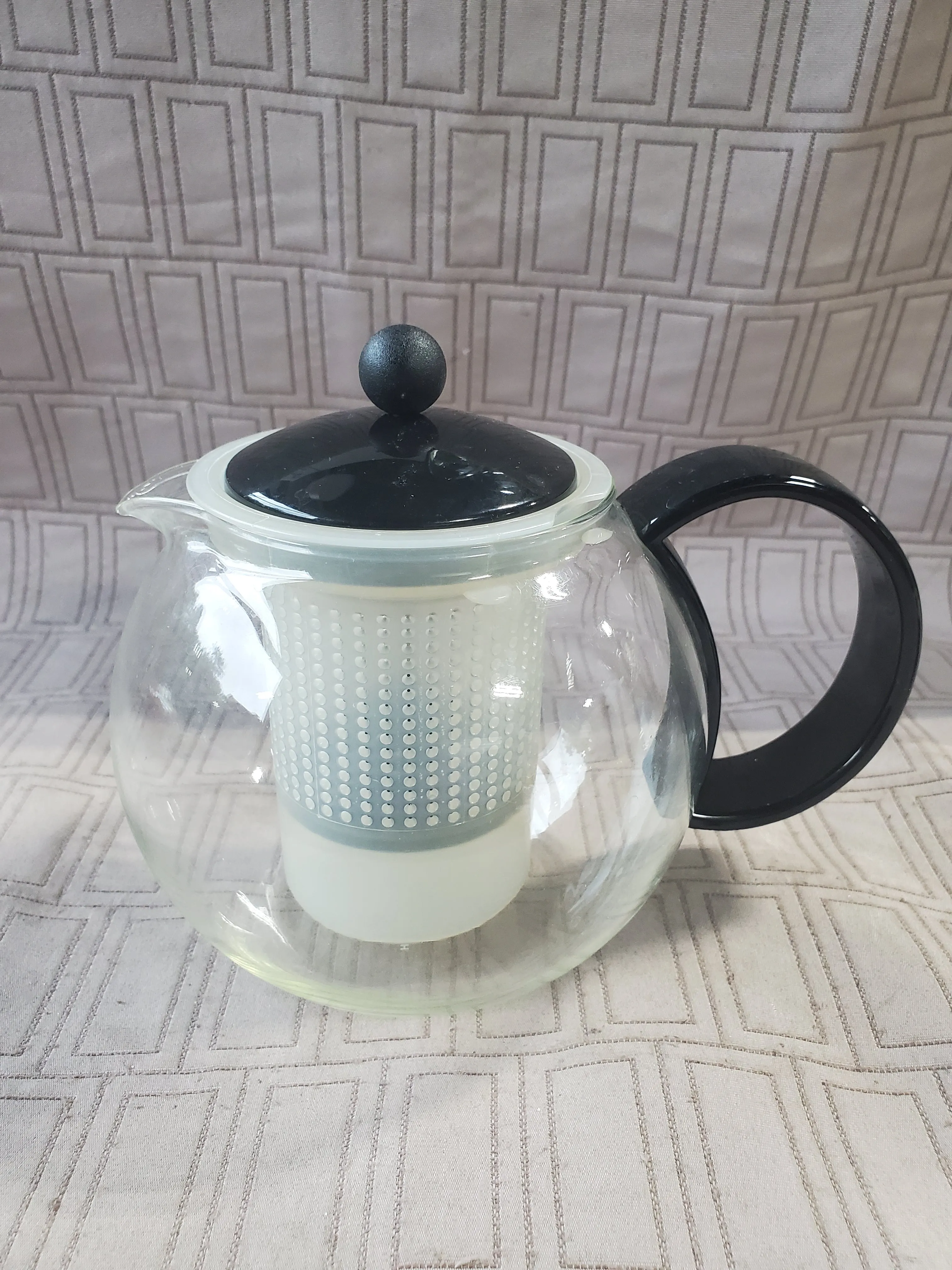 Bodum Clear Glass and Plastic French Press Teapot