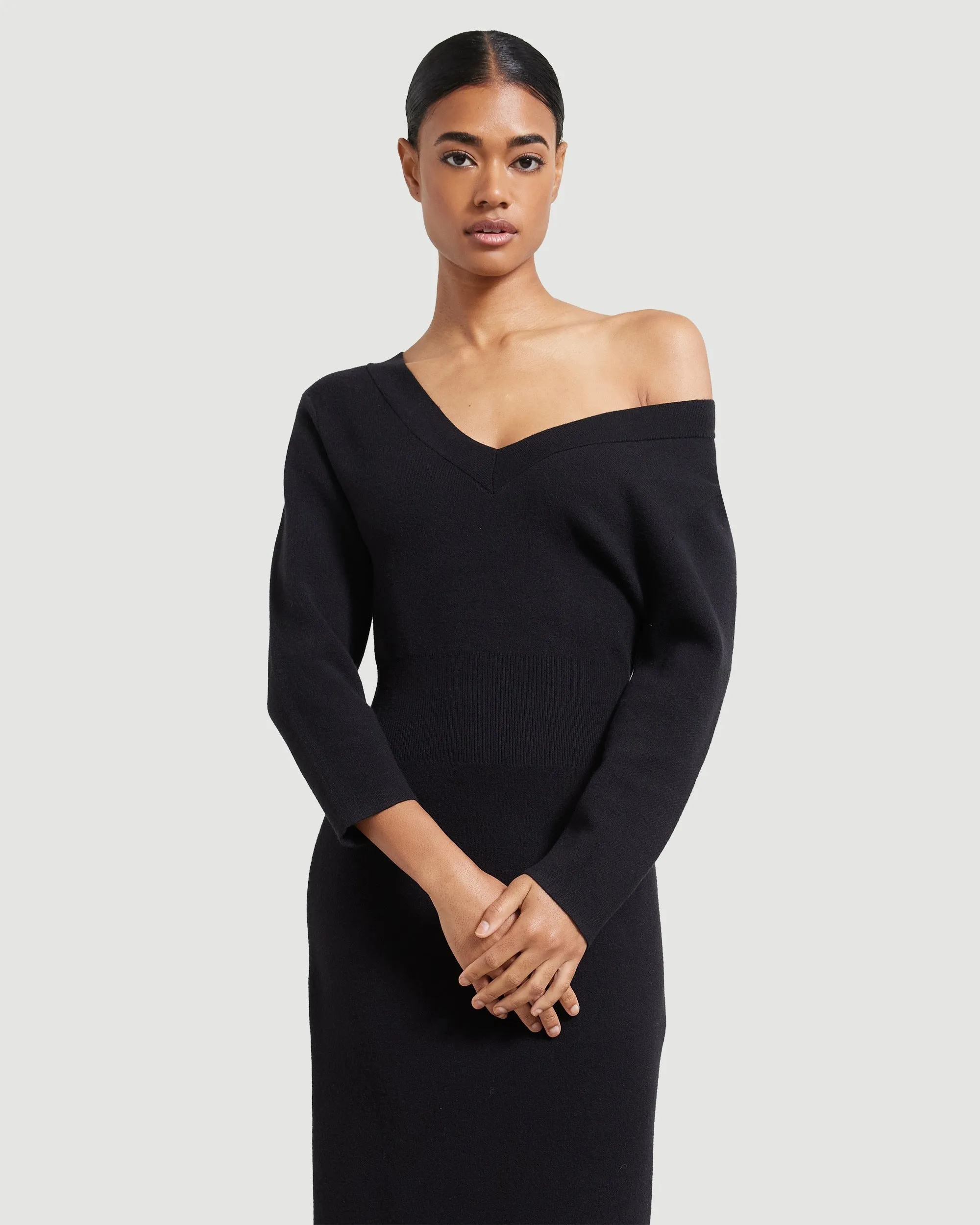 Brea Off-Shoulder Sweater Dress