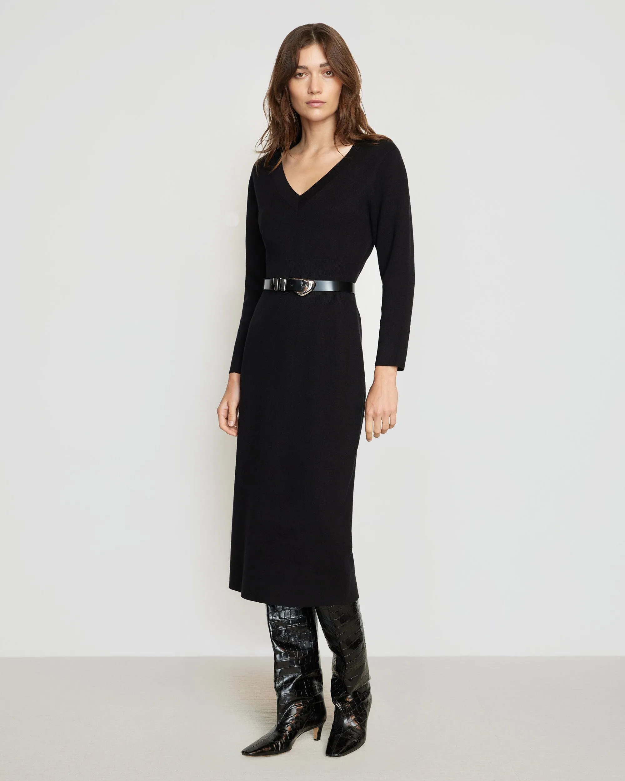 Brea Off-Shoulder Sweater Dress