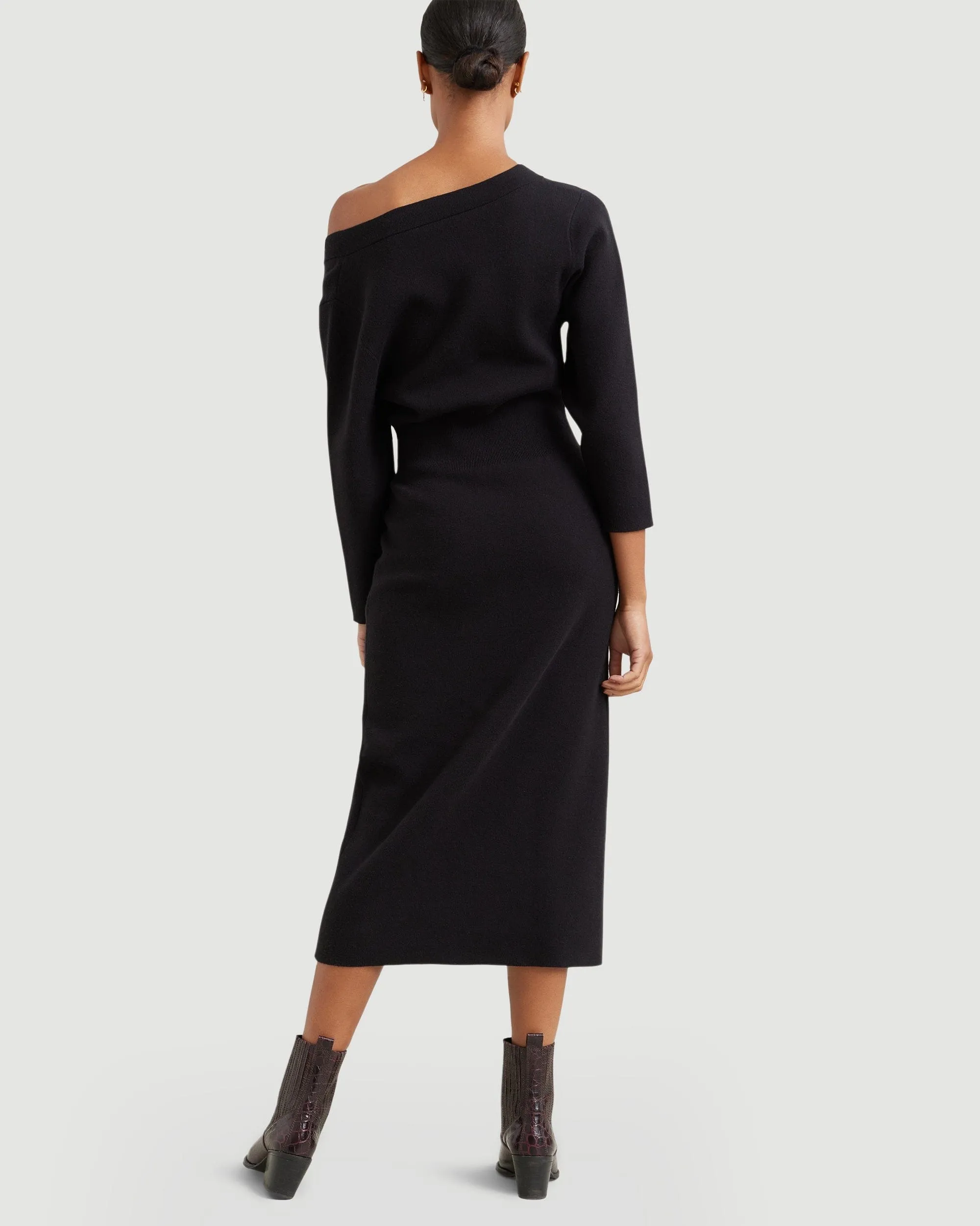 Brea Off-Shoulder Sweater Dress