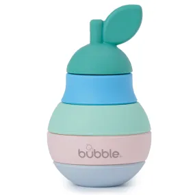 Bubble Silicone Stacking Pear Teether