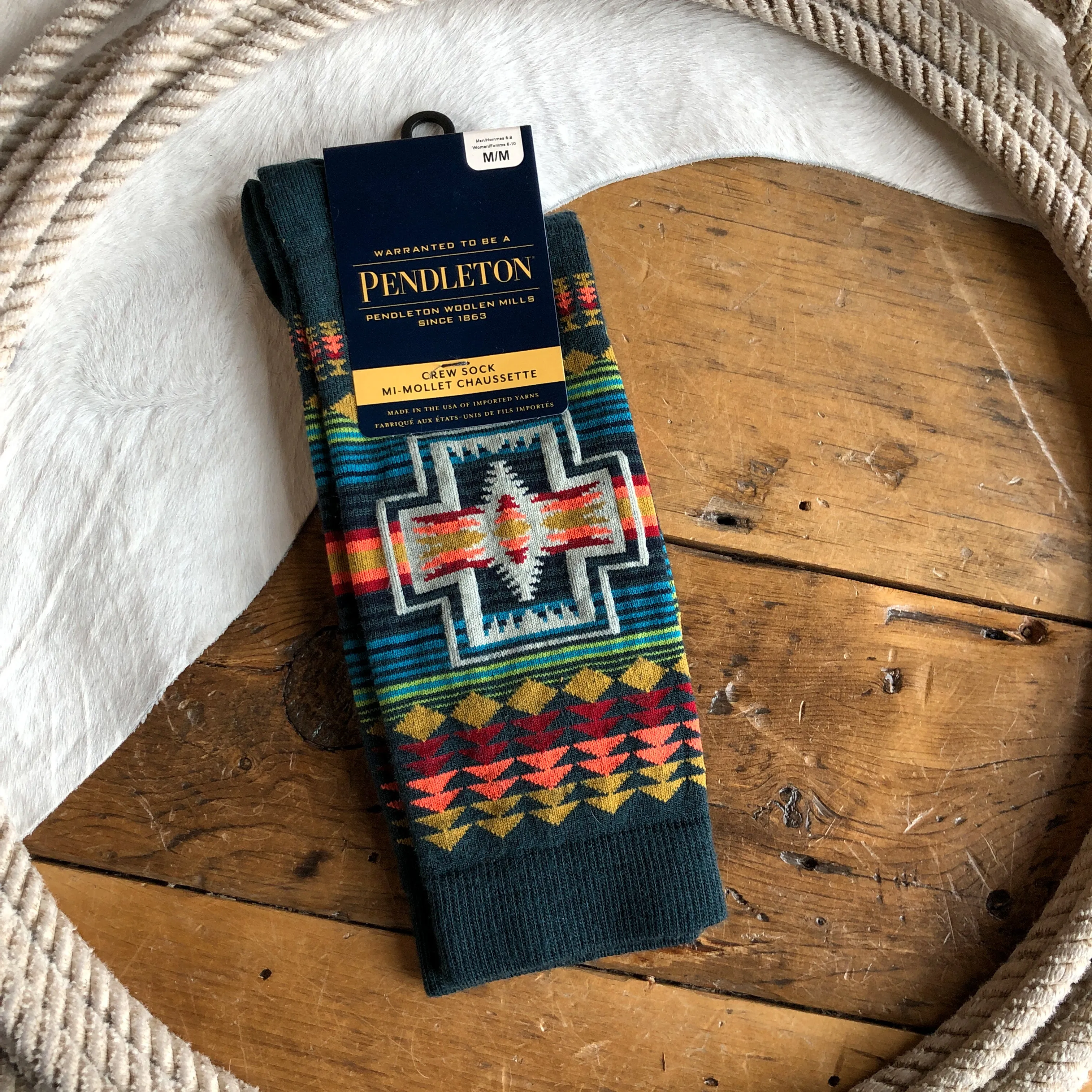 Century Harding Pendleton Crew Sock