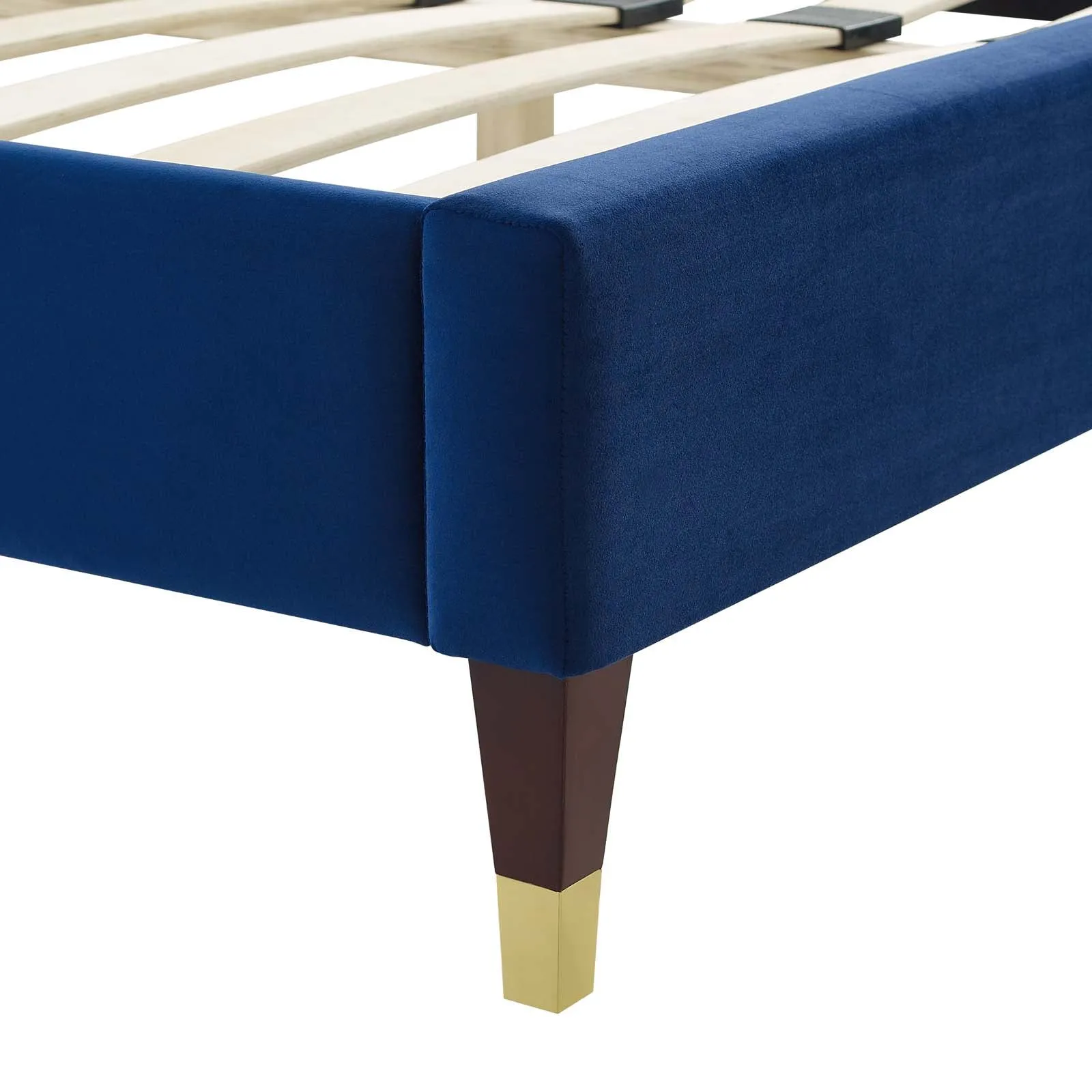 Clara Performance Velvet Platform Bed by Modway