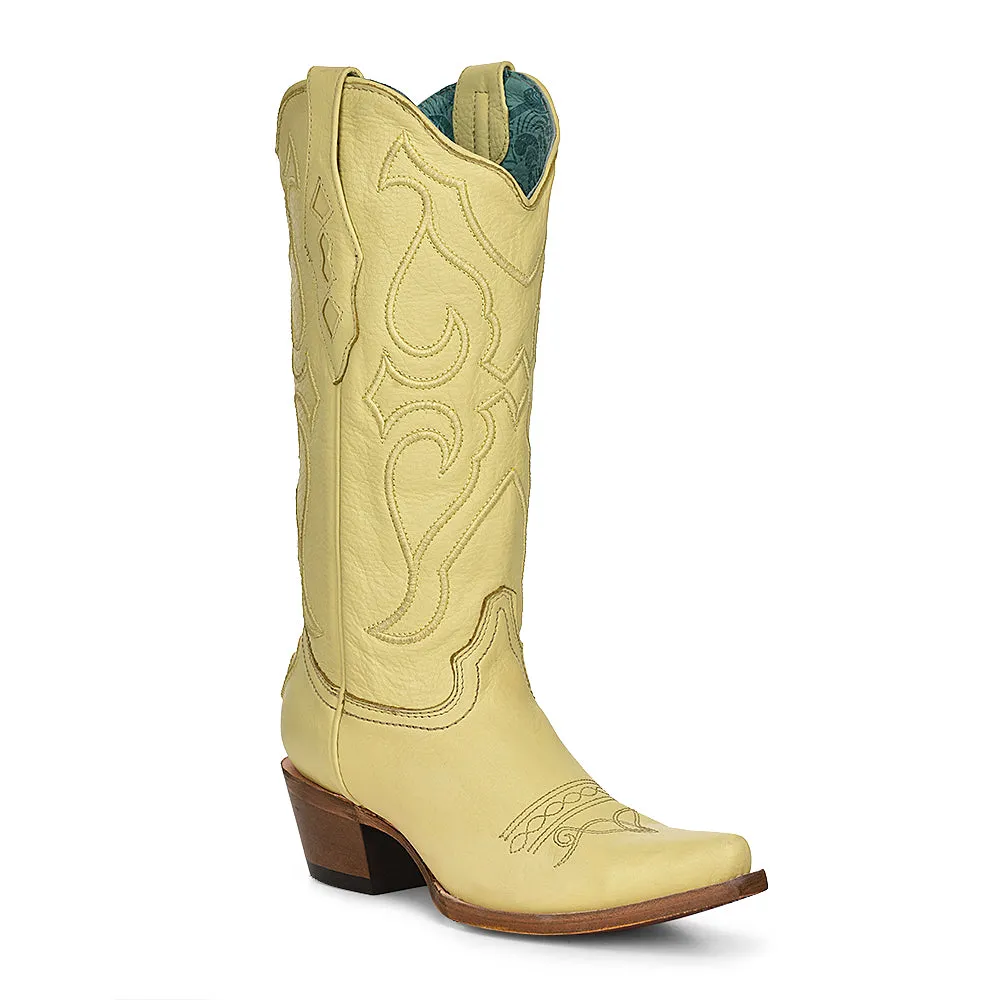 Corral Ladies Lemon Yellow Western Boots Z5118