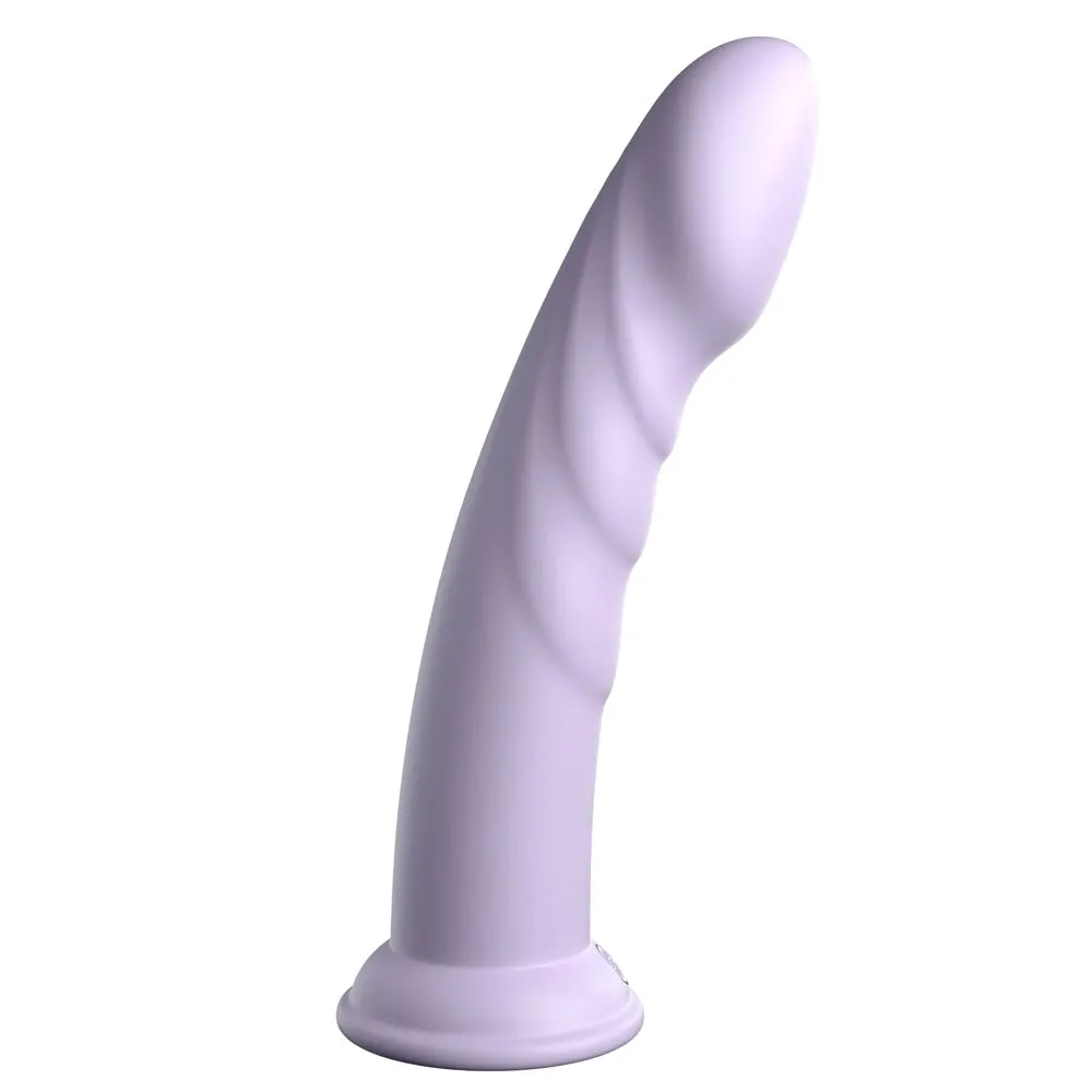 Dillio Super Eight 8" Ridged Platinum Cured Silicone Dildo