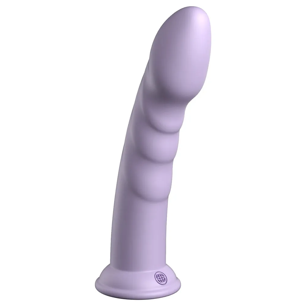 Dillio Super Eight 8" Ridged Platinum Cured Silicone Dildo