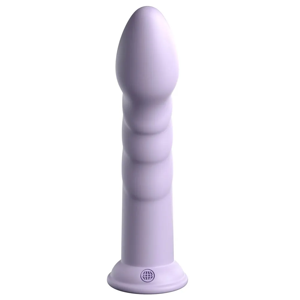 Dillio Super Eight 8" Ridged Platinum Cured Silicone Dildo