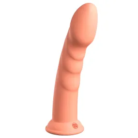 Dillio Super Eight 8" Ridged Platinum Cured Silicone Dildo