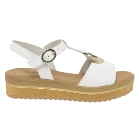 Gabor Ladies Platform Sandals - 44.562.21 - White