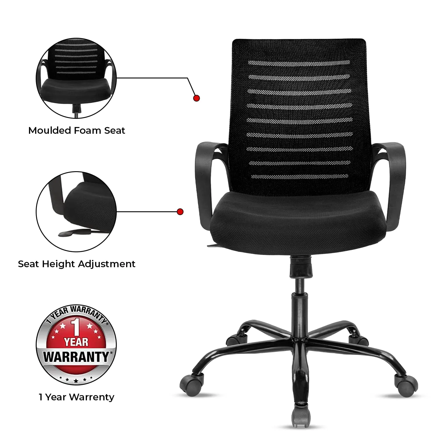 Green Soul Renewed Atom Basic Chair