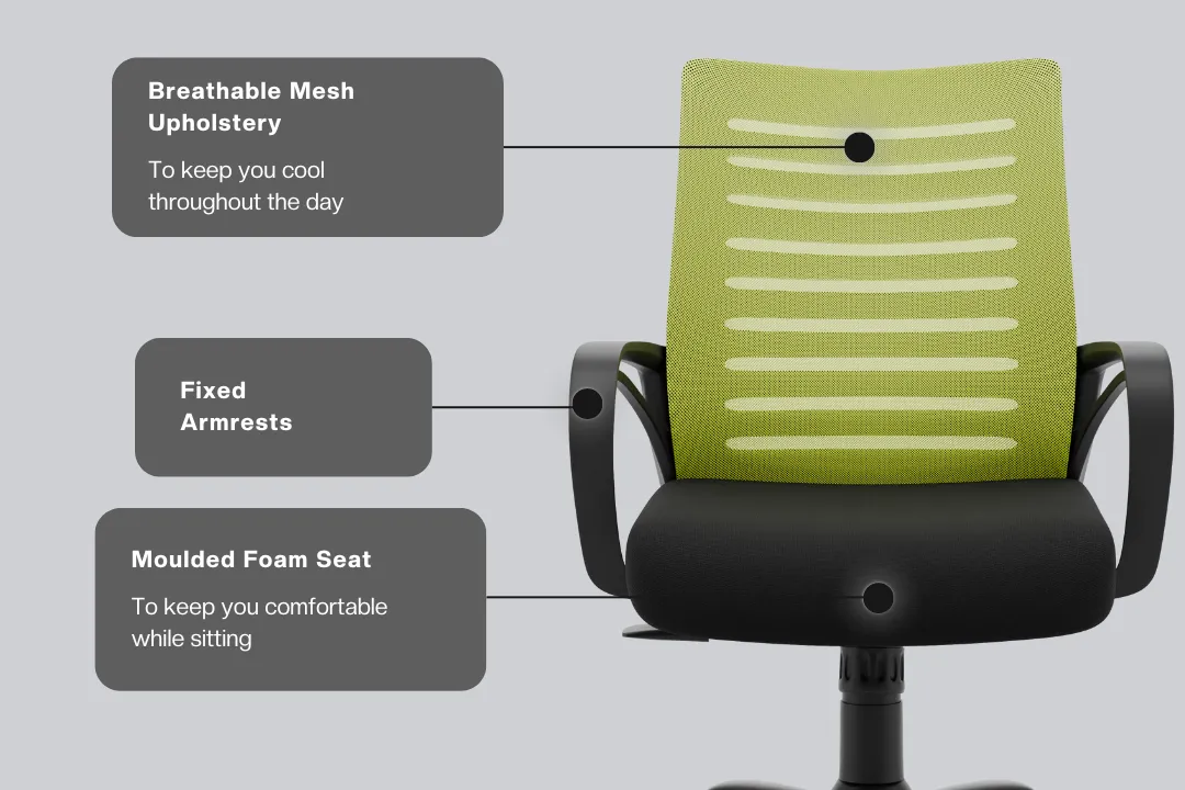 Green Soul Renewed Atom Basic Chair