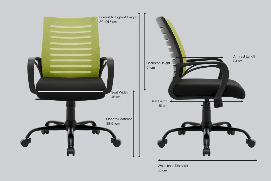 Green Soul Renewed Atom Basic Chair