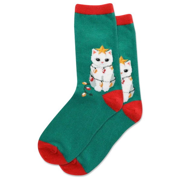 Hotsox - Fuzzy Christmas Cat