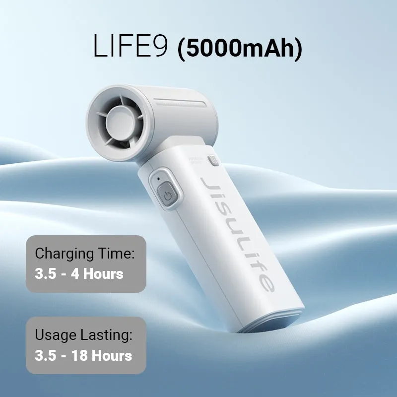 Jisulife Life 9 Portable Handheld Fan Life 9 5000mAh