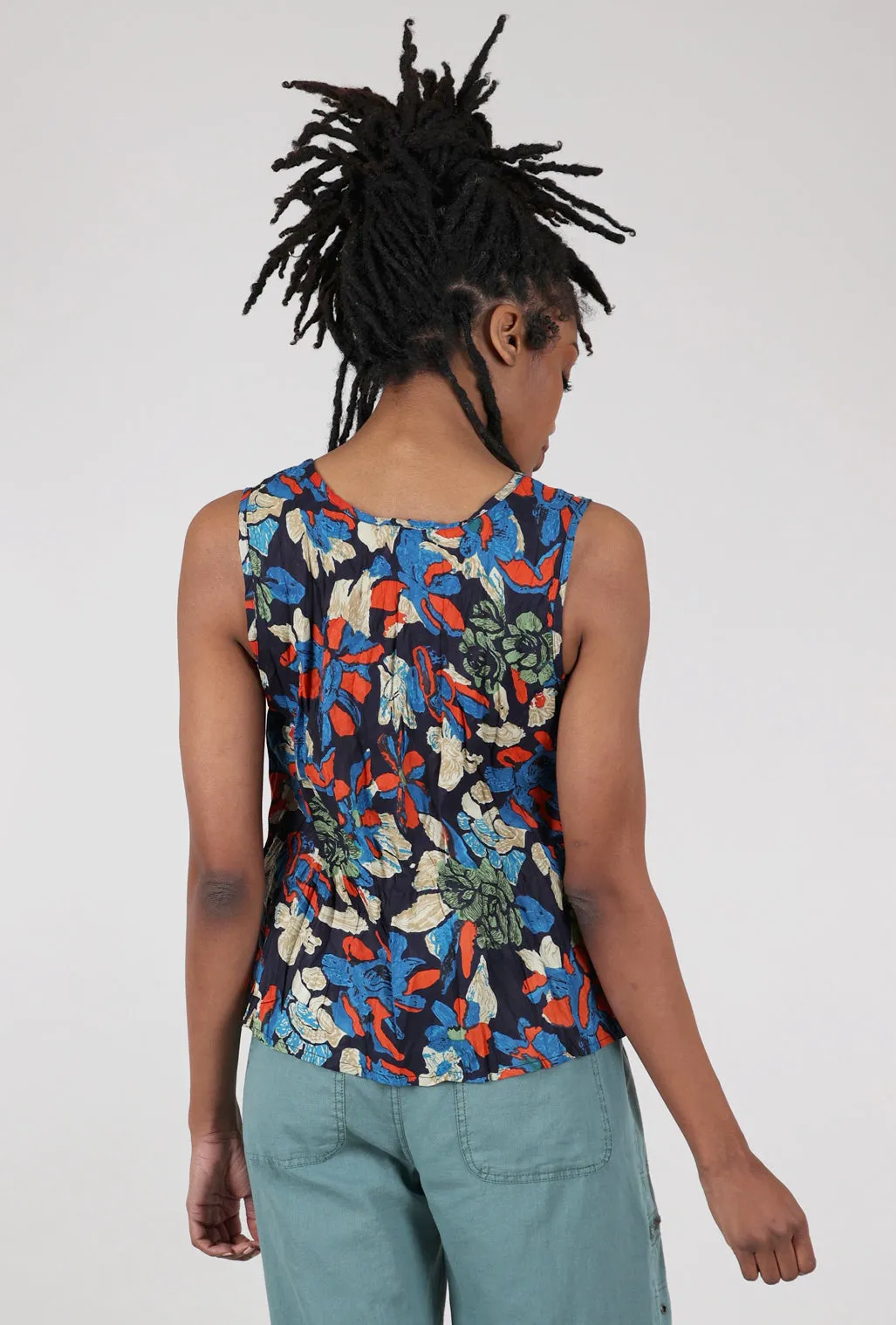 Jus Top, Multi Floral Bright