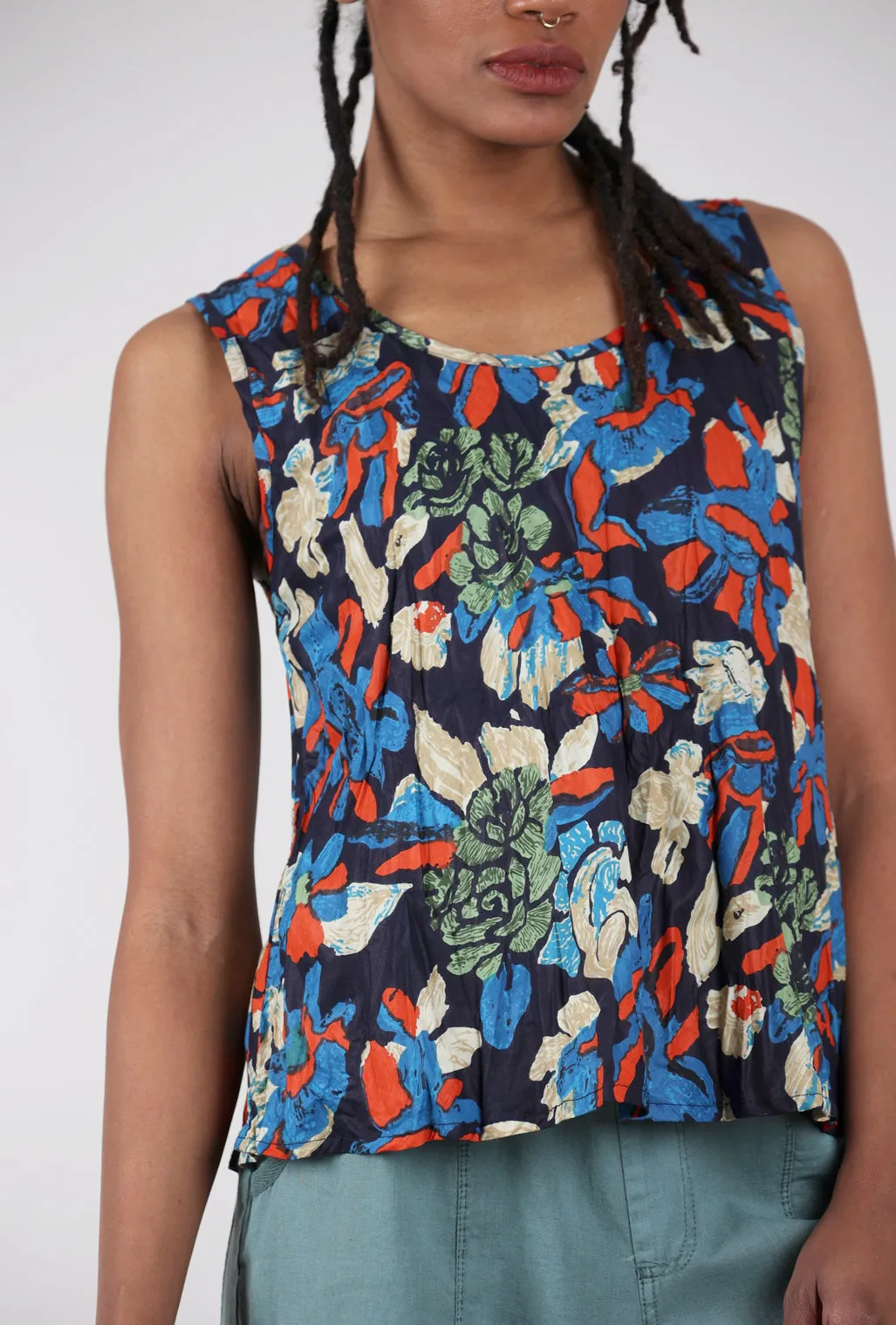 Jus Top, Multi Floral Bright