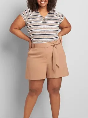 Lane Bryant Size 18 Tan Shorts NWT