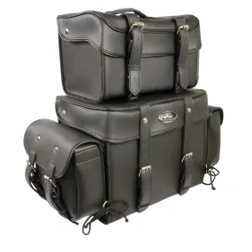 Large Four Piece PVC Touring Pack w/ Barrel Bag