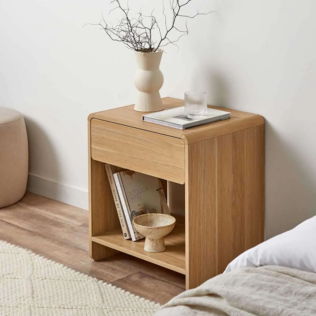 Owen Bedside Table - Natural