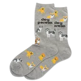 "Dog Person" Crew Socks by Hot Sox