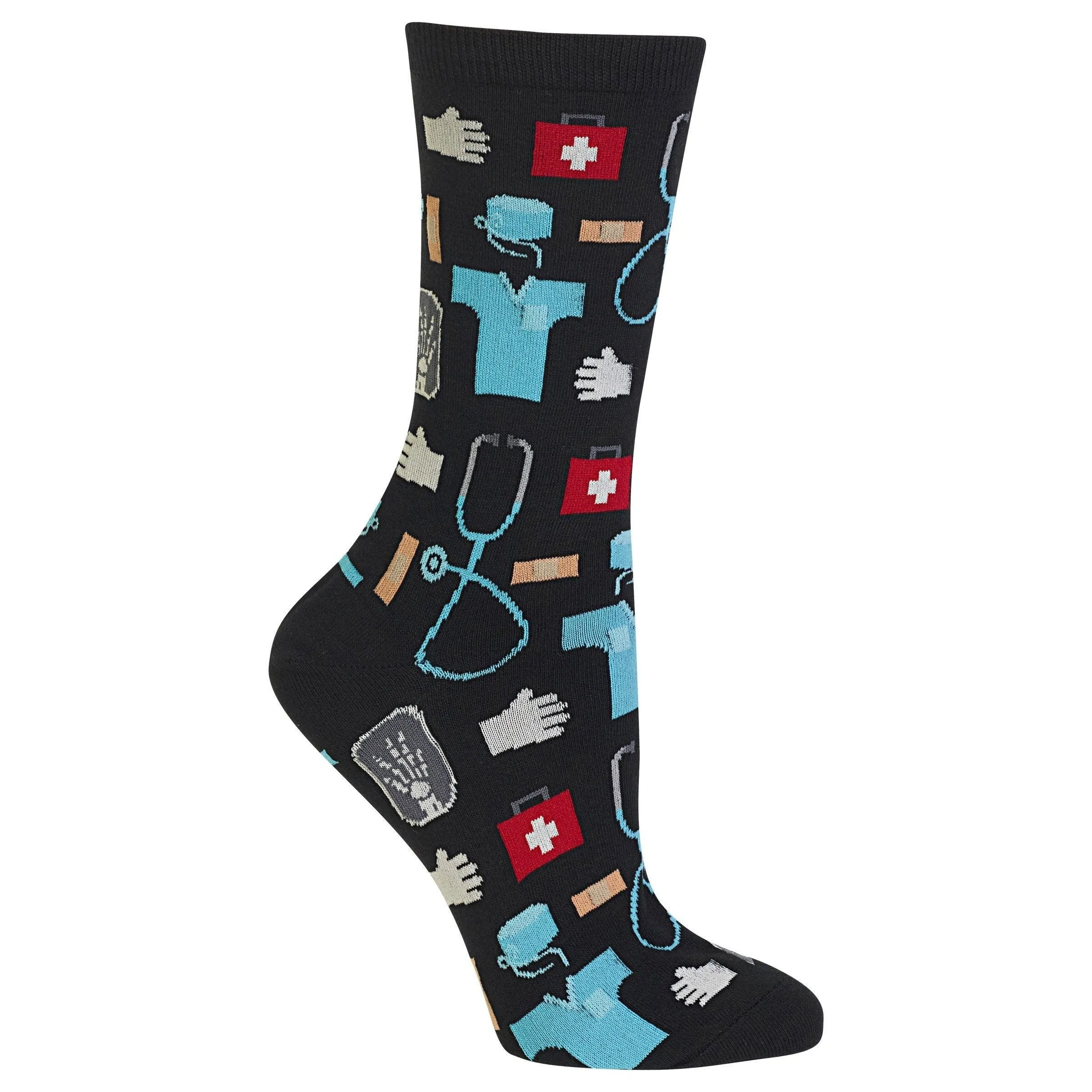 "Medical" Cotton Crew Socks by Hot Sox