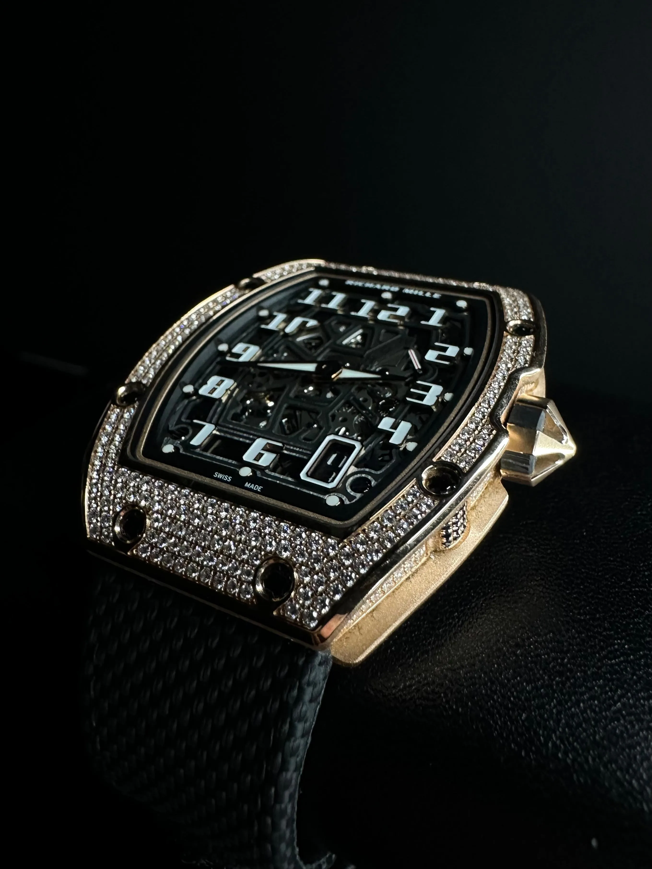 Richard Mille 67-01 Rose Gold Diamonds