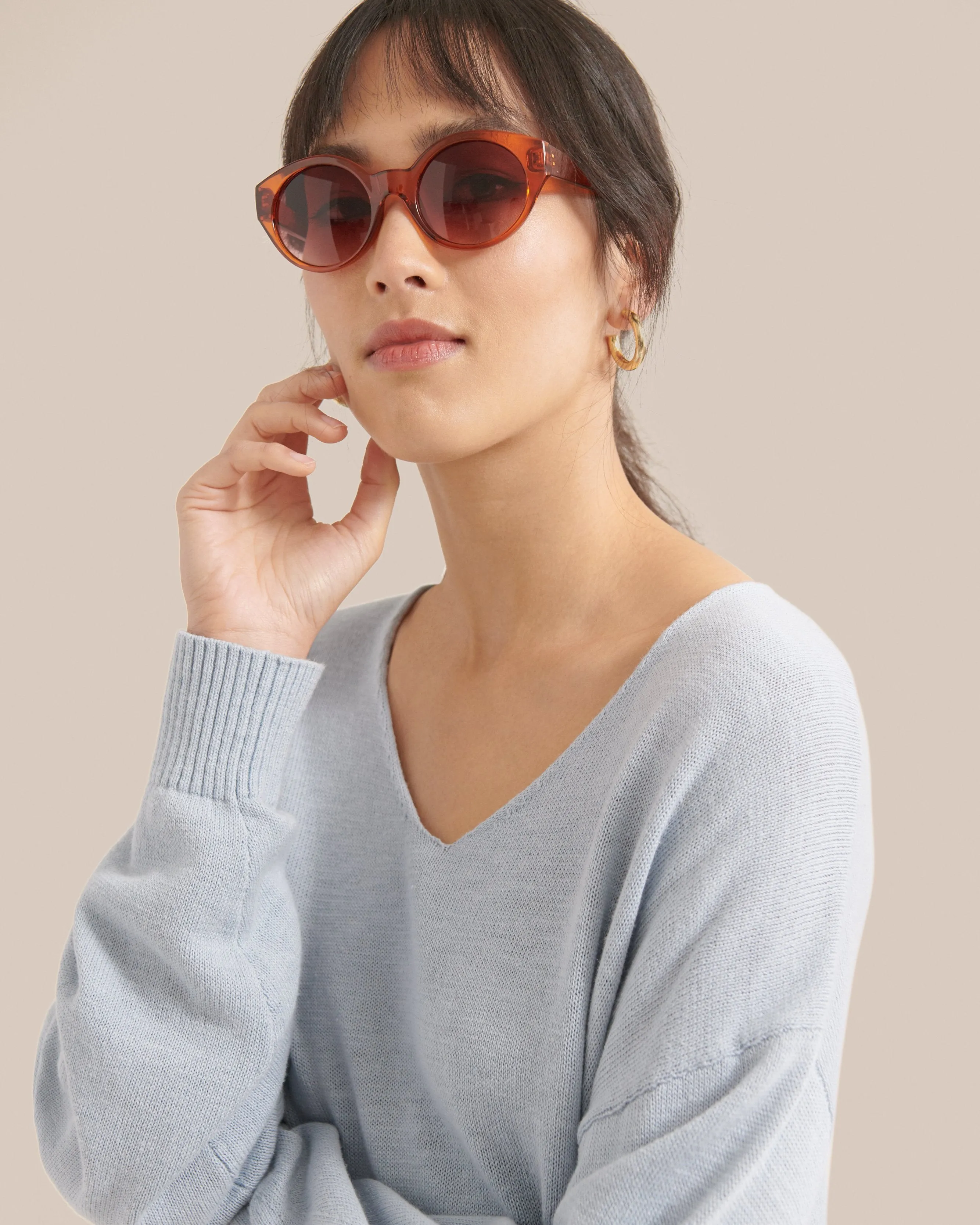 Rounded Gradient Sunglasses