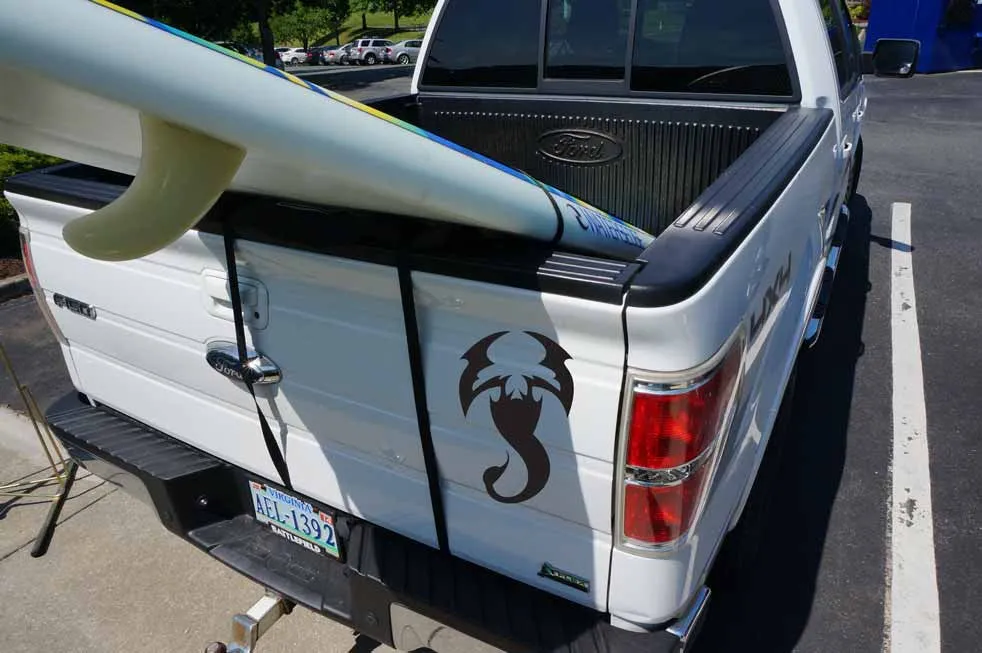 SUP & Surfboard Truck Tailgate Pad