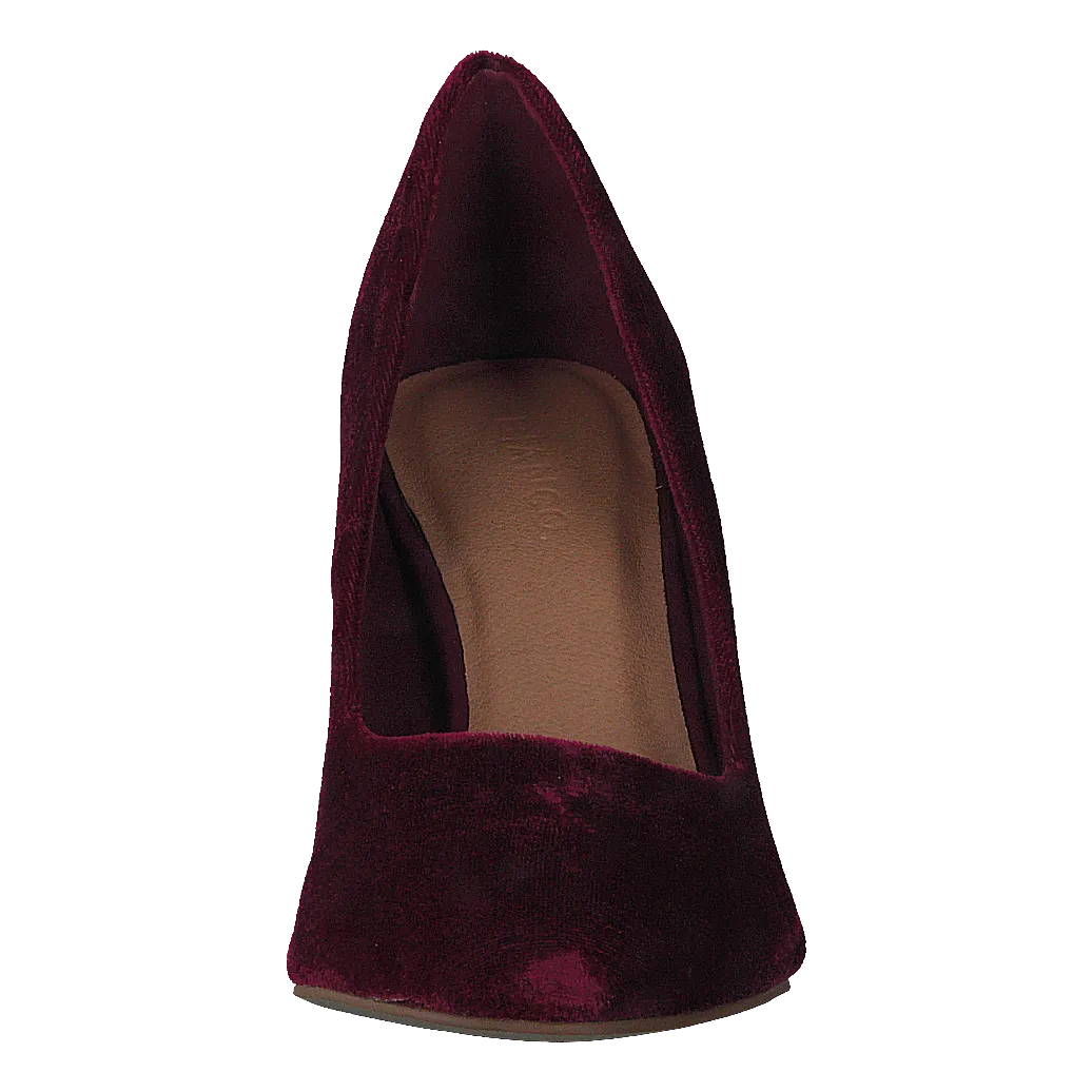 Velvet Pump OND17 40 Wine Red