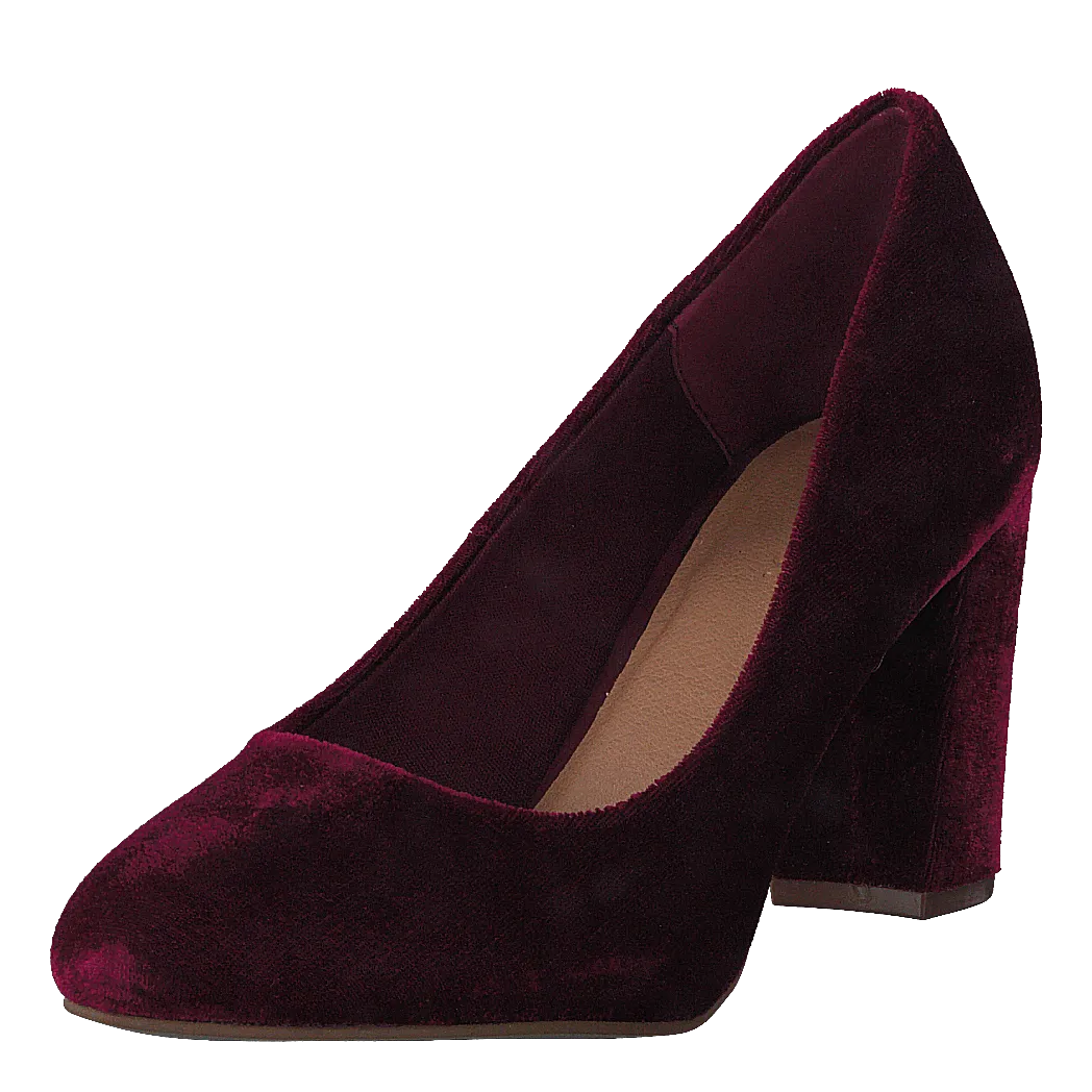 Velvet Pump OND17 40 Wine Red