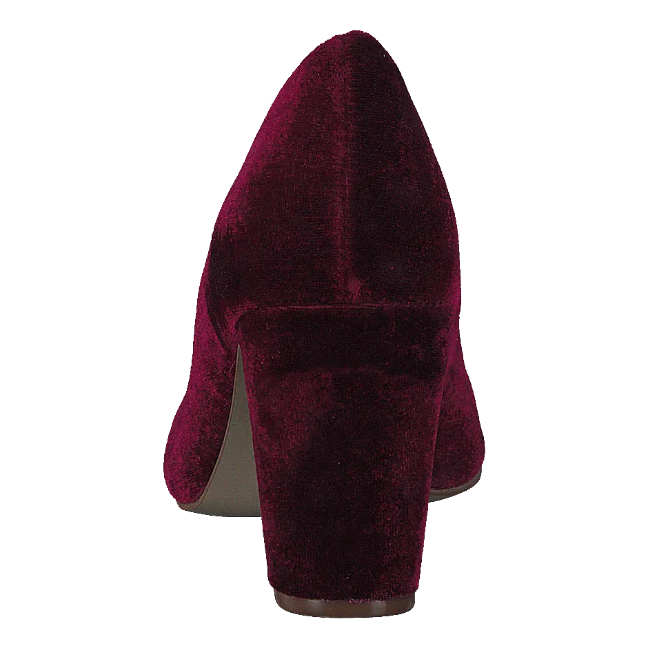 Velvet Pump OND17 40 Wine Red