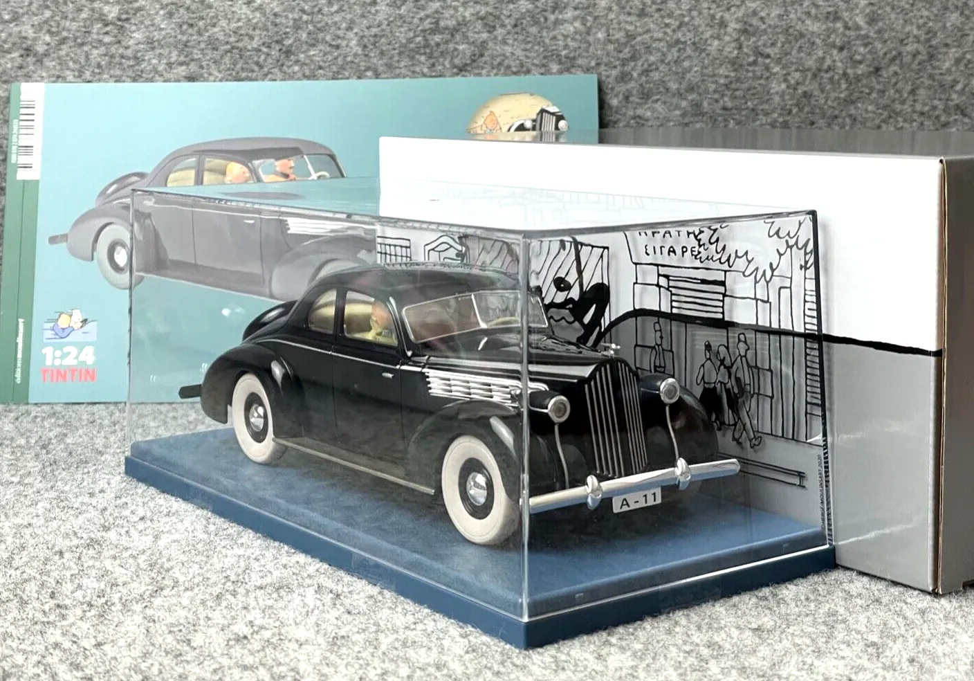 VOITURE TINTIN 1/24 29928 Packard 6: King Ottokars Sceptre Hachette car #28