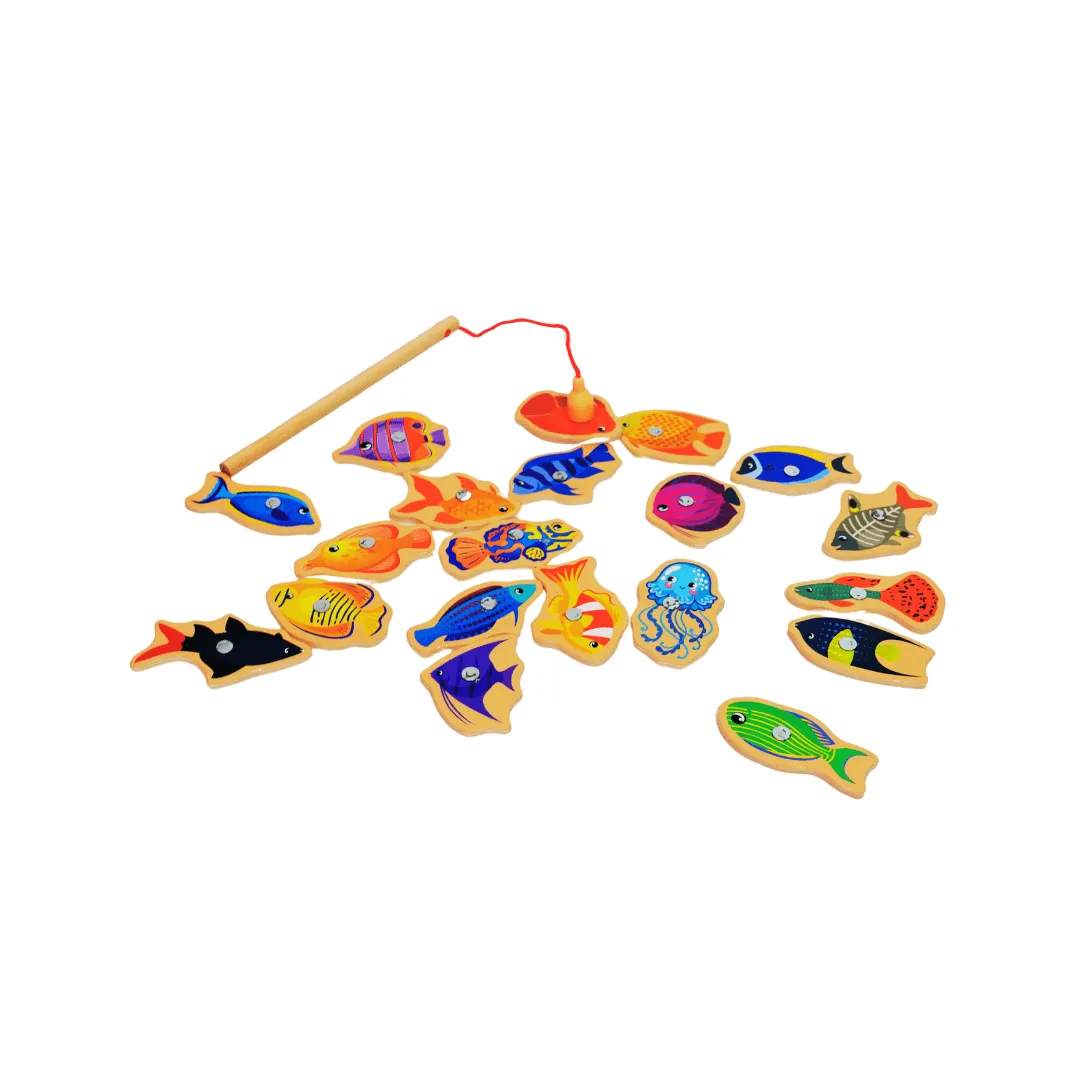 Wooden Fishing for Kids Age 3  - Pack of 1