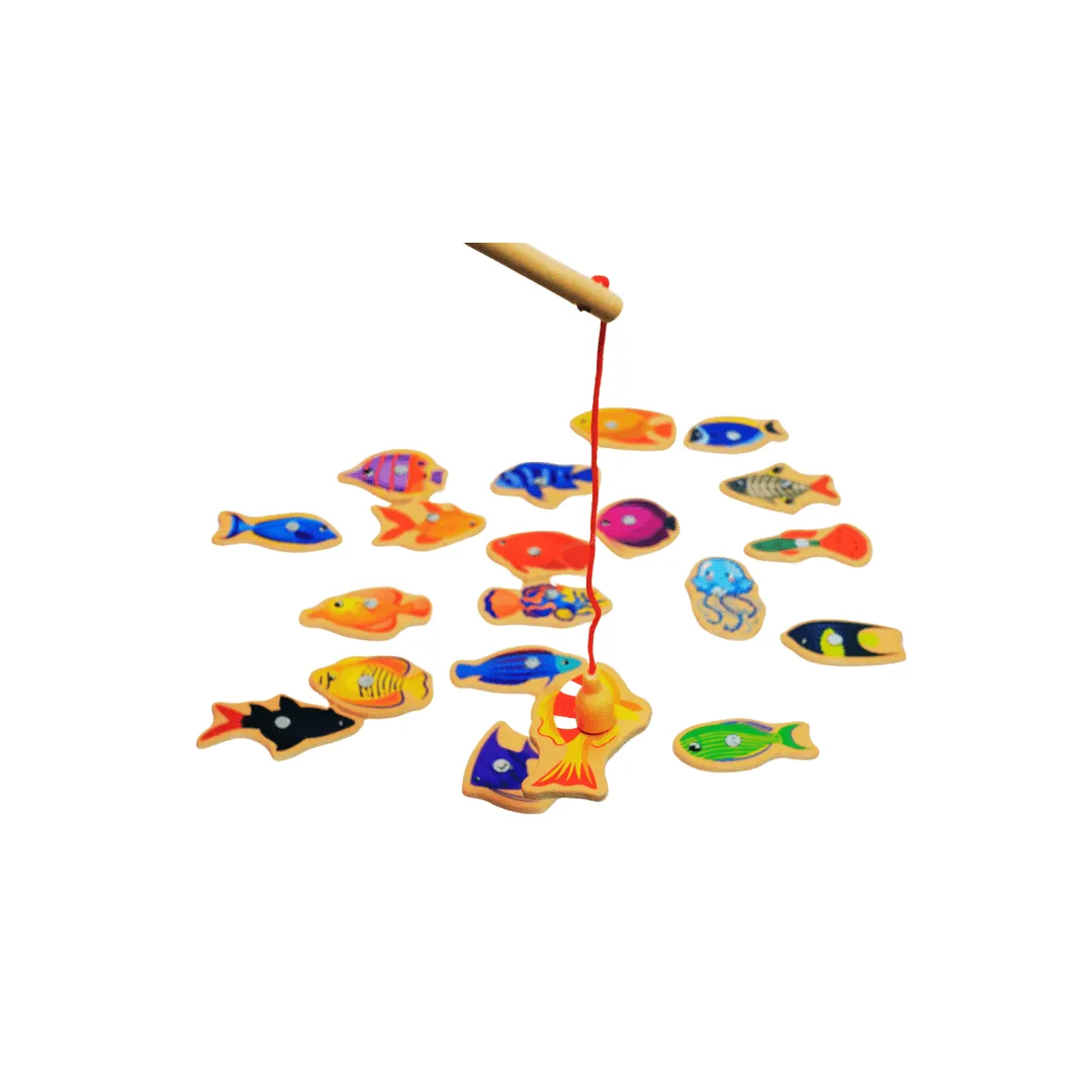 Wooden Fishing for Kids Age 3  - Pack of 1