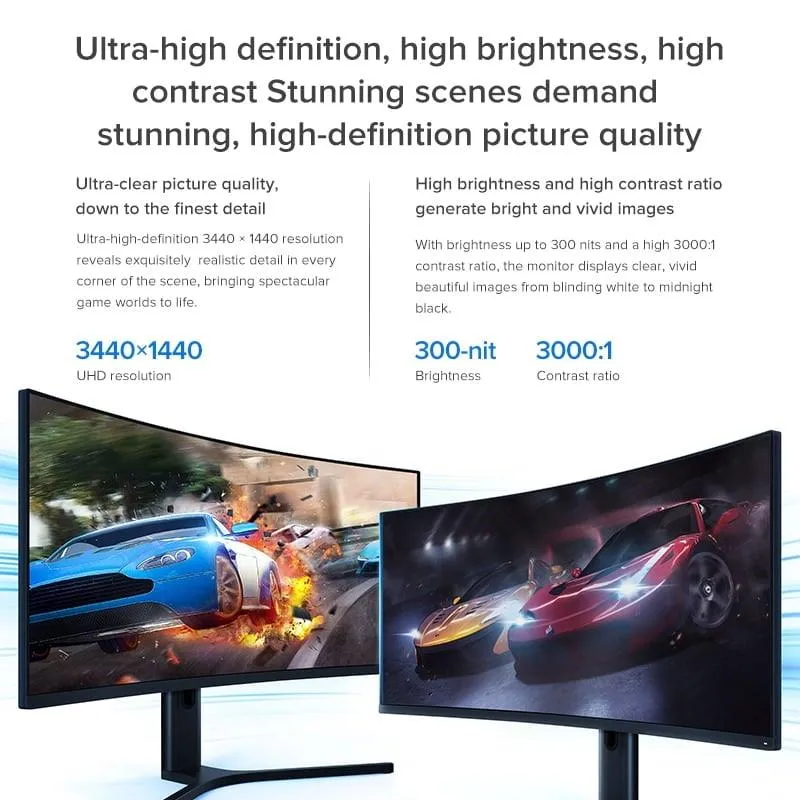 Xiaomi Mi Curve Display 34-inch Gaming Monitor